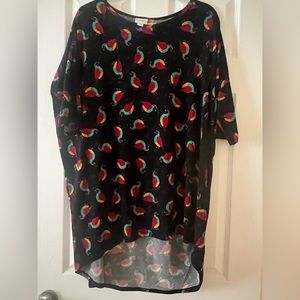 LuLaRoe top with half sleeves